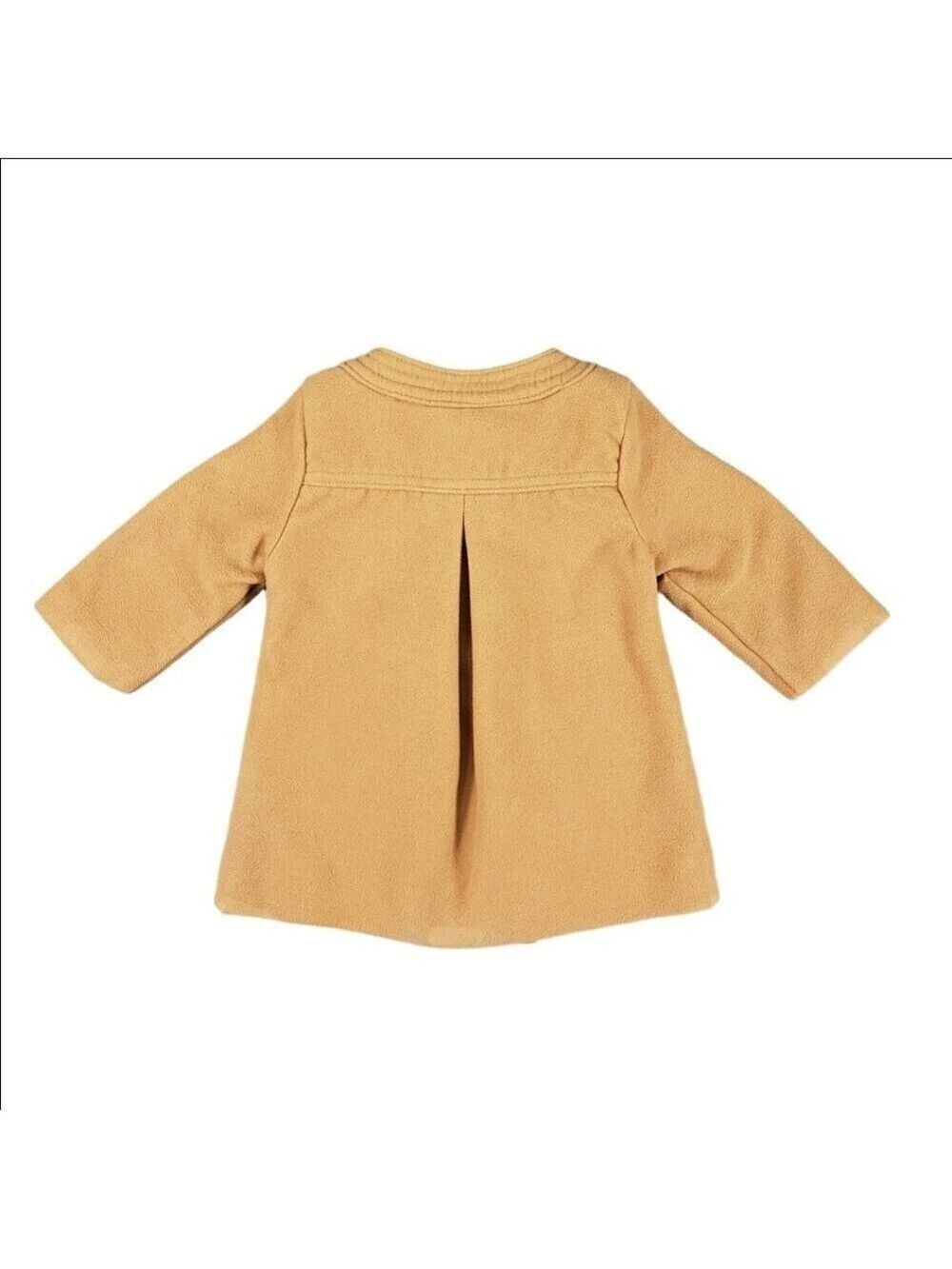 Baby B’gosh Girls Tan Peacoat Jacket 6M Double Breasted Coat - Picture 4 of 9